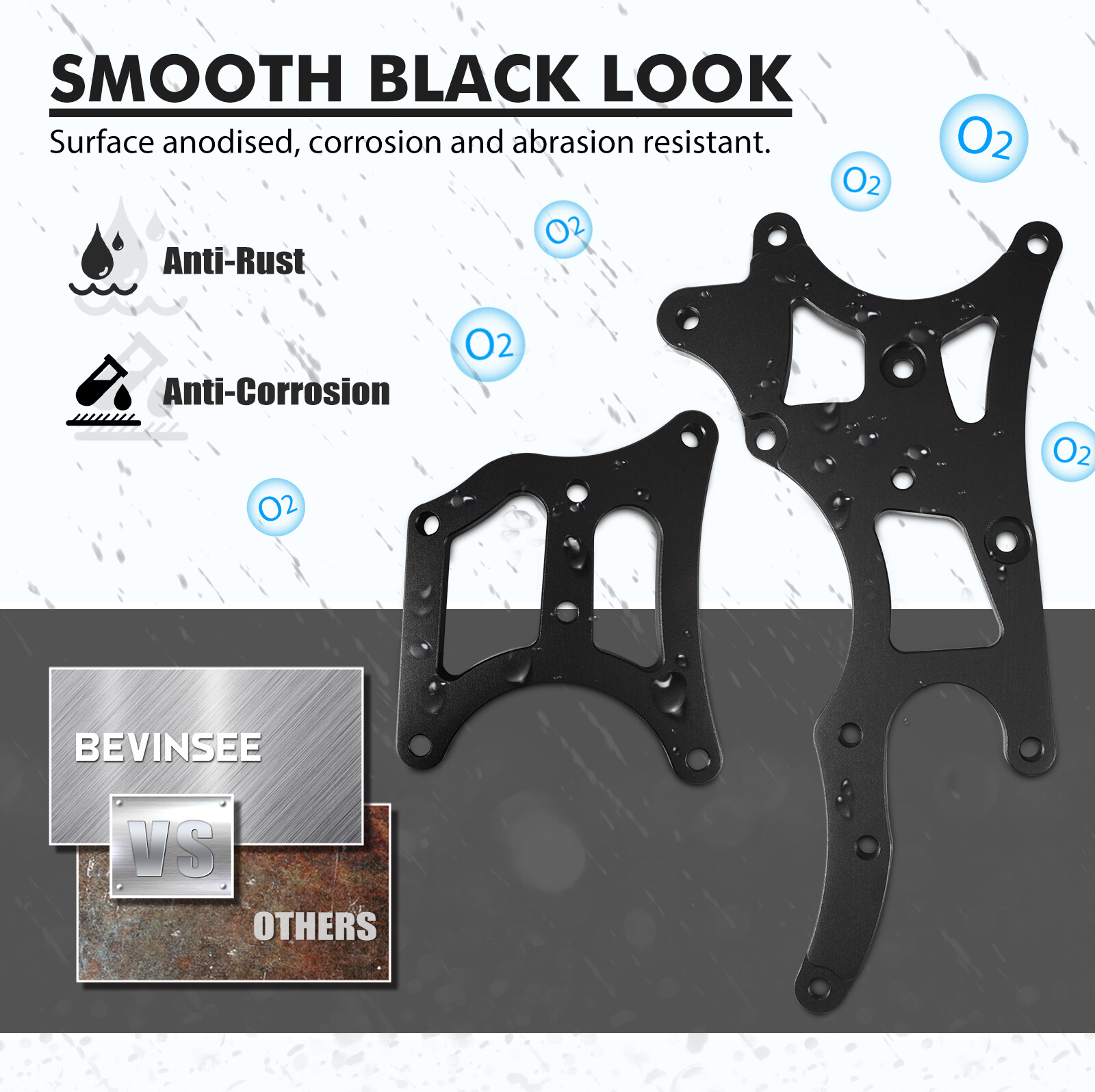 Billet LS Truck Factory Location Alternator Power Steering Bracket For LQ4 LQ9