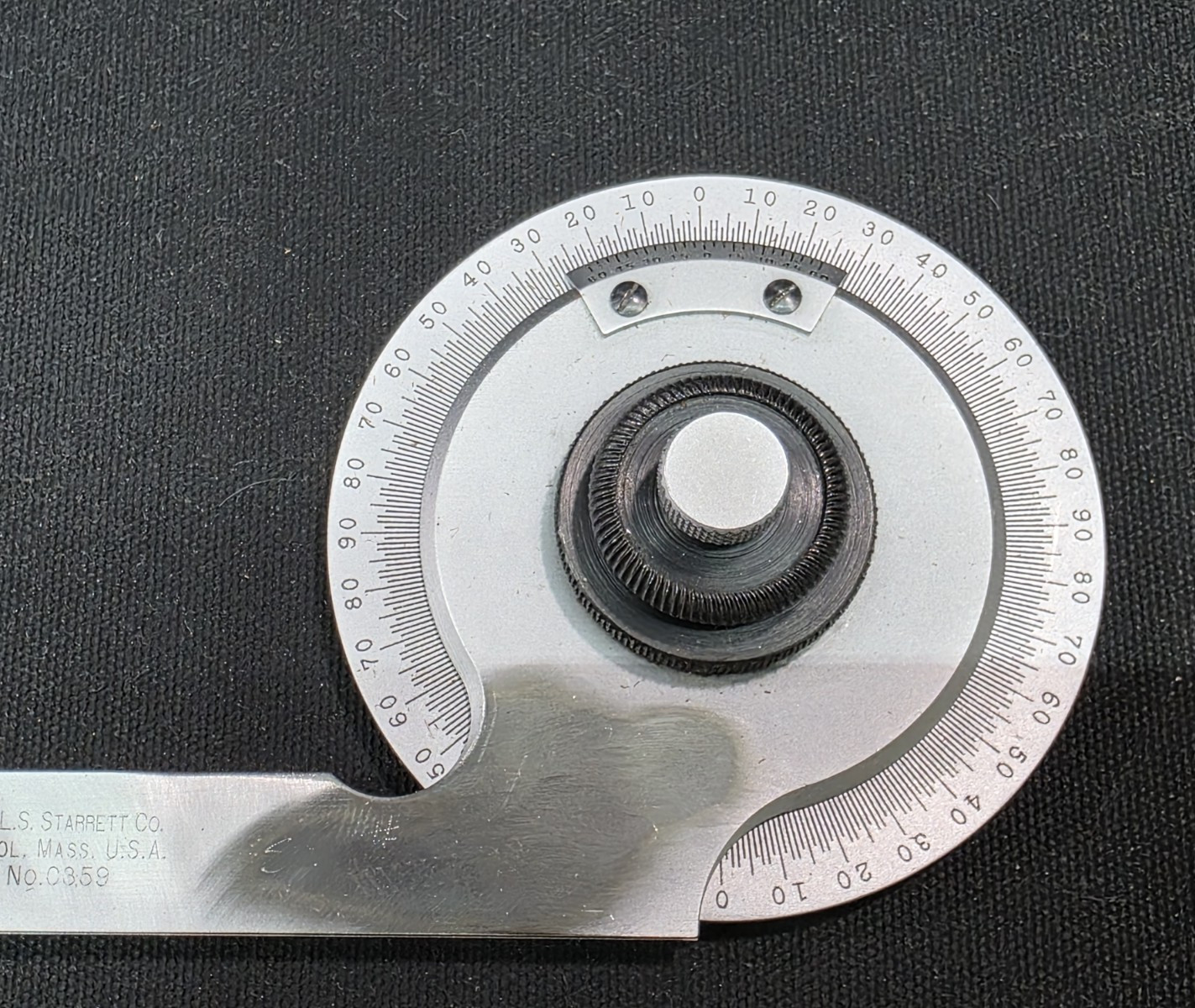 Starrett C359 Precision Universal Bevel Vernier Protractor 7" & 12" Blades