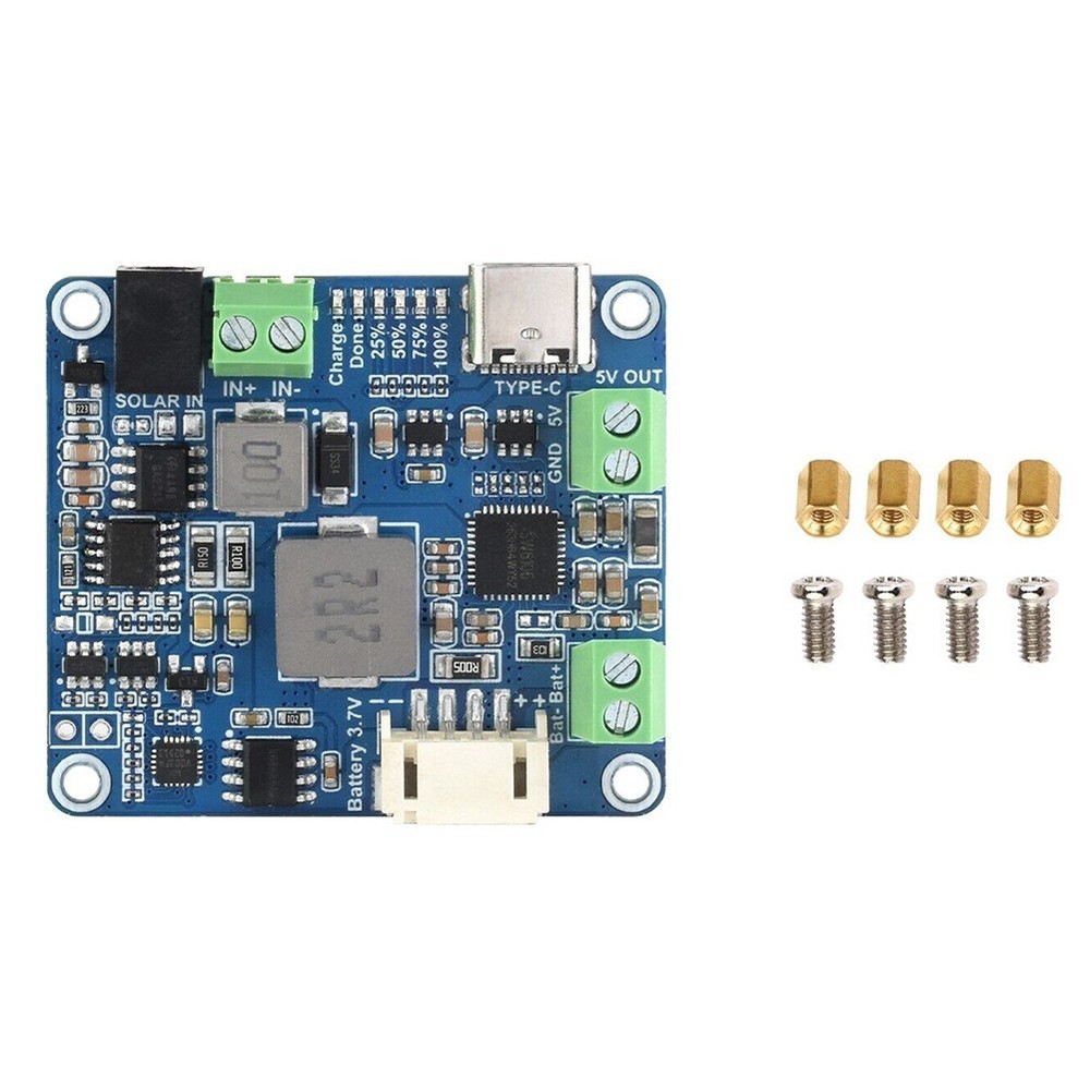 Waveshare Solar Power Manager Module Metal Construction 6V~24V Compatible