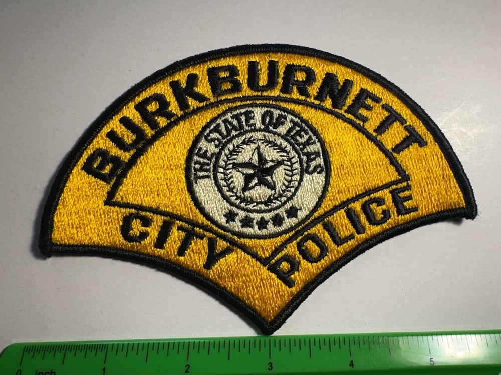 Burkburnett Texas Police Patch
