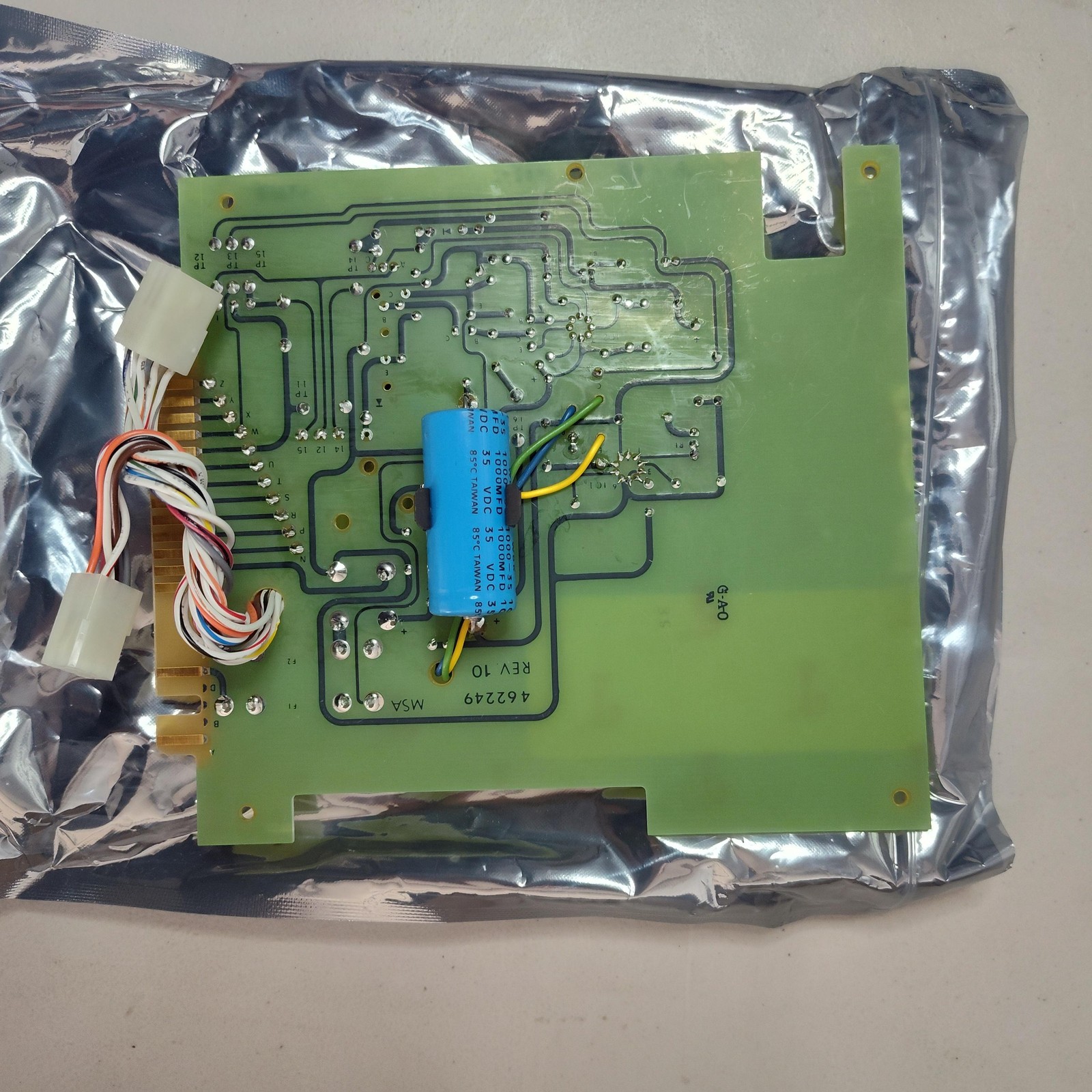 MSA Mine Safety Appliances 462249 Power Supply Circuit Board FR-4 PCB Assembly