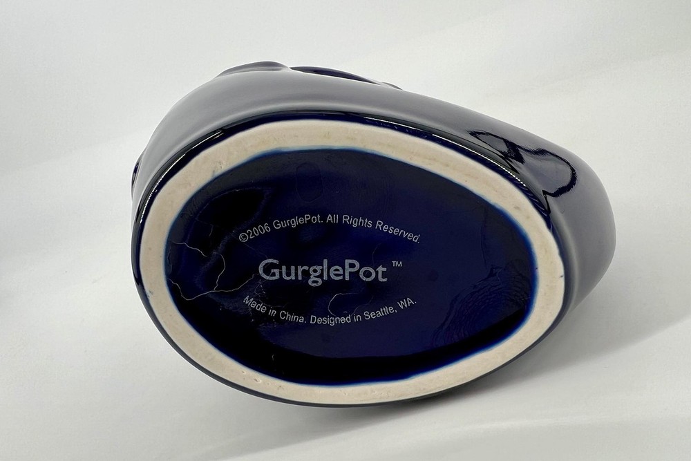 Cobalt Blue Fish Pitcher