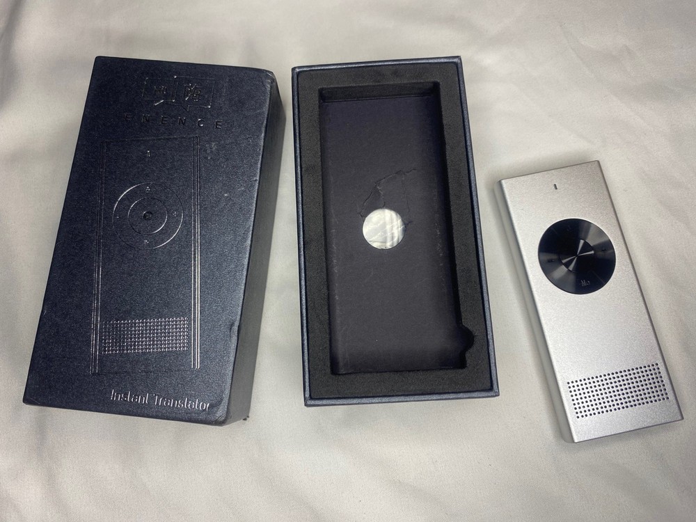 Enence Instant Translator Handheld Electronic Language Device Battery USB Cable