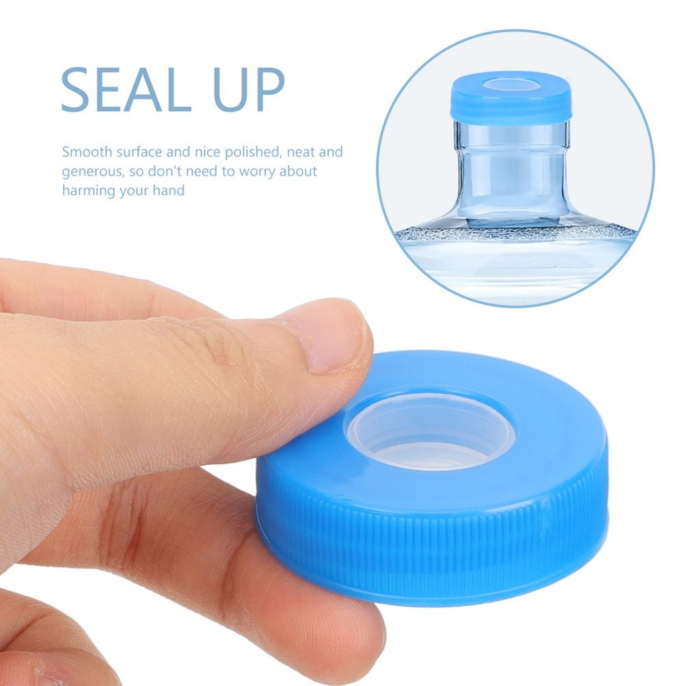 2 Pcs Replaceable Jug Caps Gallon Water Reusable Replacement Bottle Lid