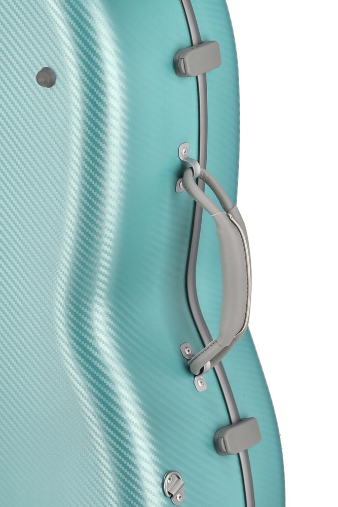 GEWApure cello case polycarbonate, model FUN, green-grey