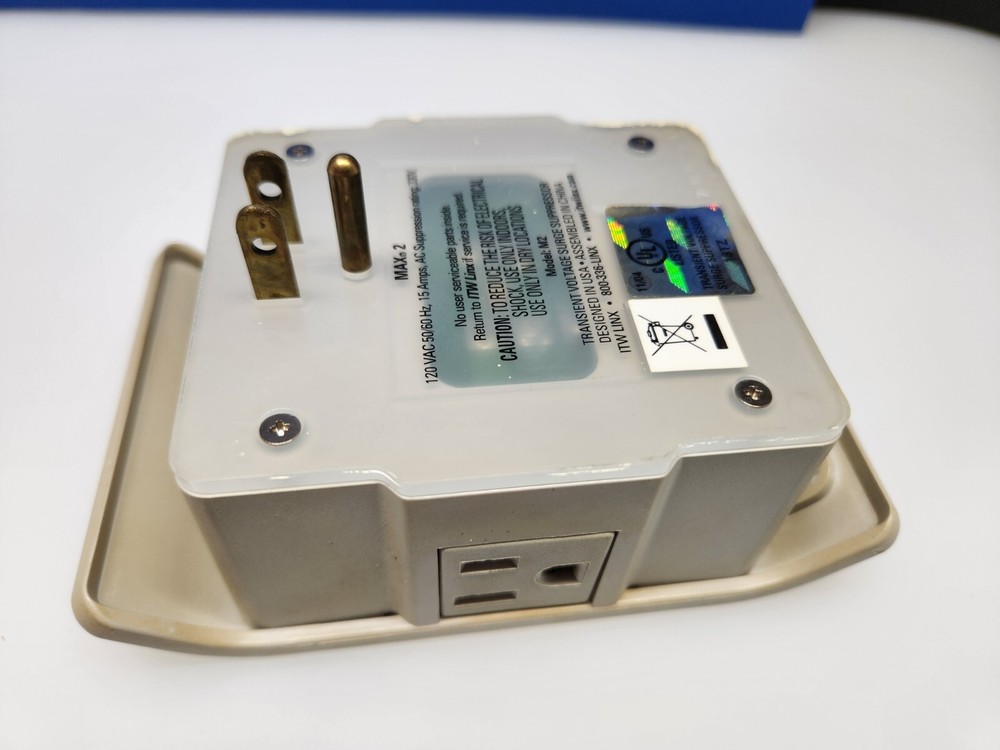 ITW Linx Surge Protector Two Plugs