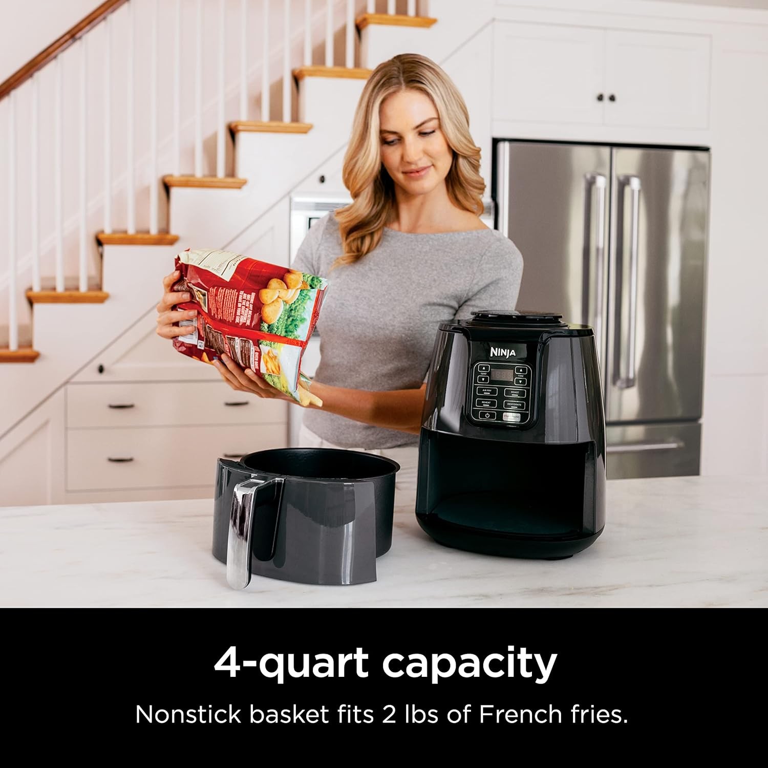 Ninja AF101 Air Fryer that Crisps Roasts Reheats & Dehydrates
