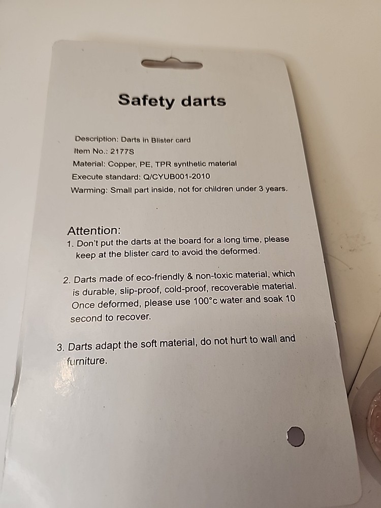 Safety Dart Set - 2 Sets - Green And Red - New