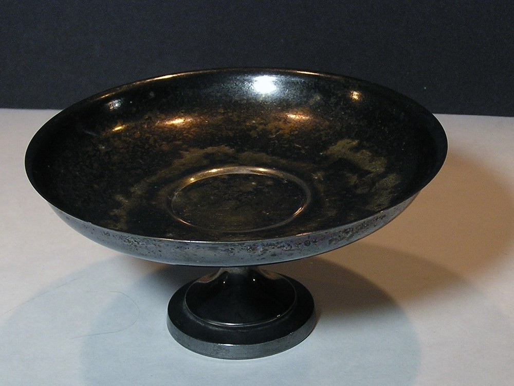 Onieda Silversmiths Pedestal Compote/Candy Dish- 6-1/8" acroos the top