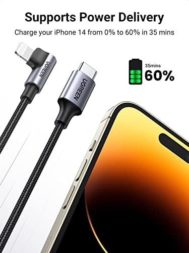 3-Foot Lightning Cable with 90 Degree Angle