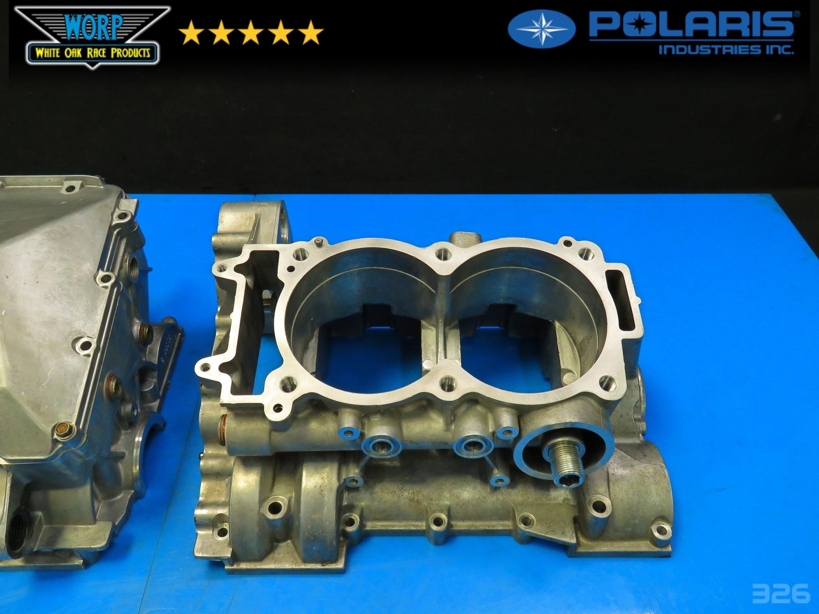 2011 POLARIS RZR XP 900 MATCHED CRANKCASE CRANK CASE SET BOTTOM END