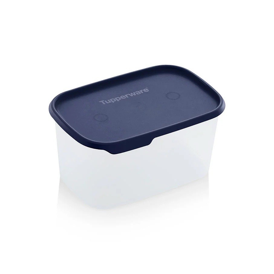 Tupperware One Touch Fresh Rectangle 12 Cups New Navy Lid