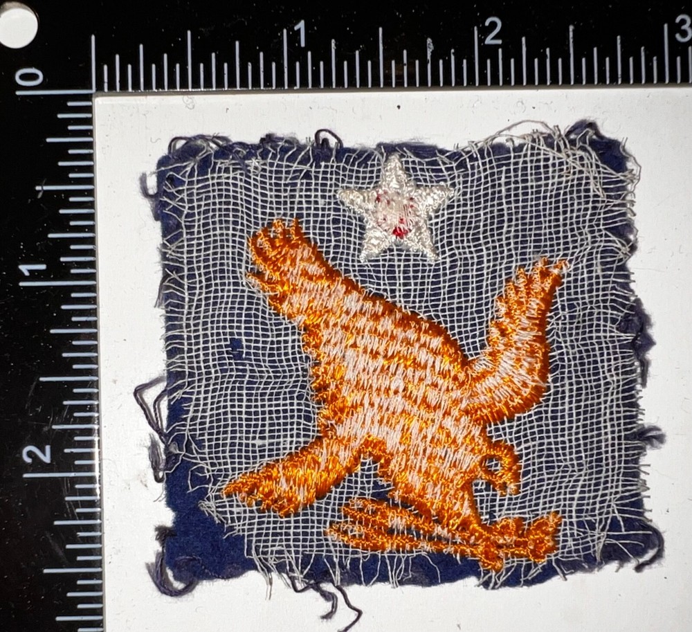 WWII US 2nd Army Air Force AAF US Made Felt WORN Patch