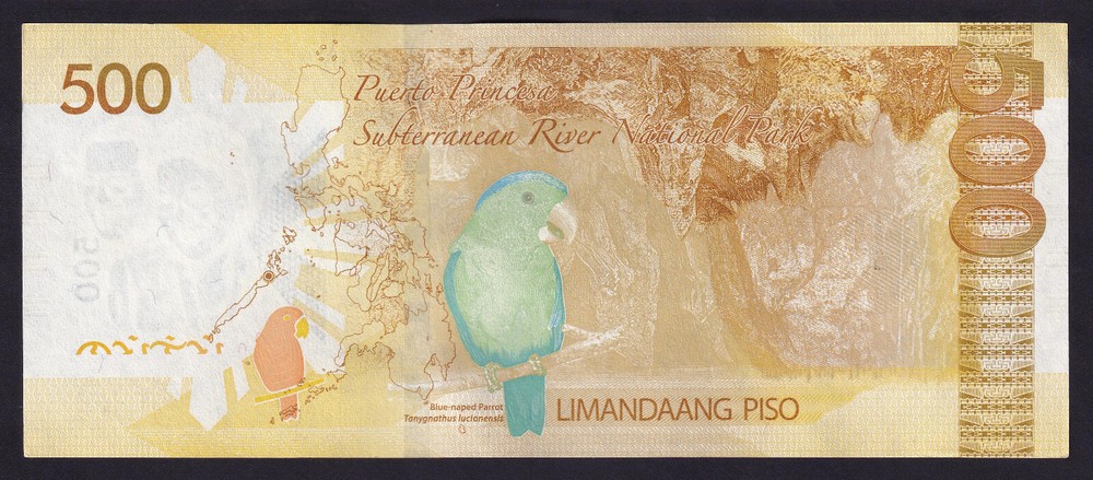 2021 NEW GENERATION 500 Pesos Duterte SOLID NO. EA555555 Philippine Banknote