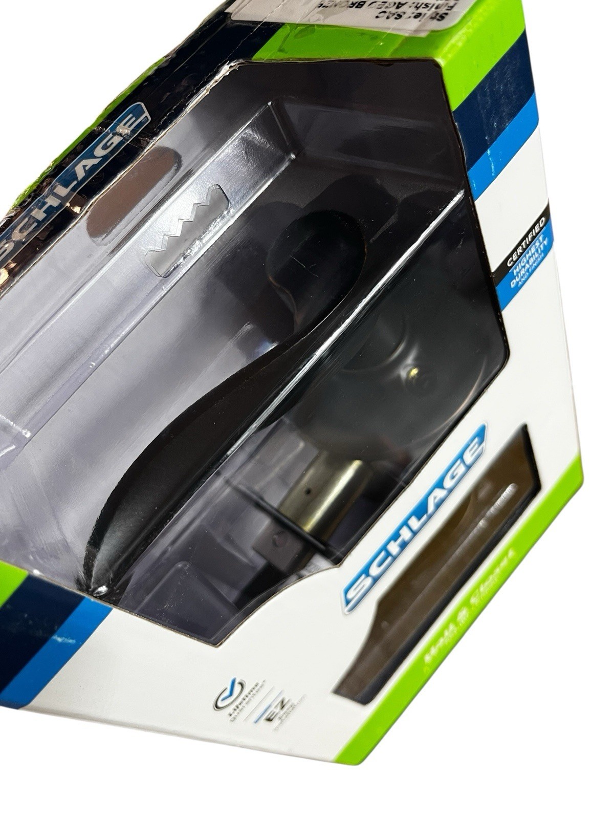 Schlage Sacramento Aged Bronze Passage Hall/Closet Door Lever Handle