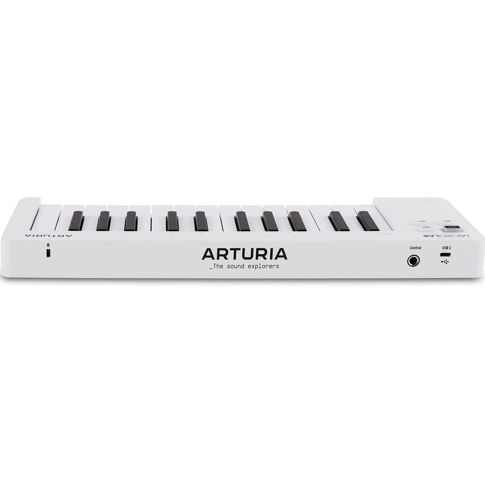 Arturia MicroLab mk3 Compact 25-Key MIDI Controller Keyboard - White