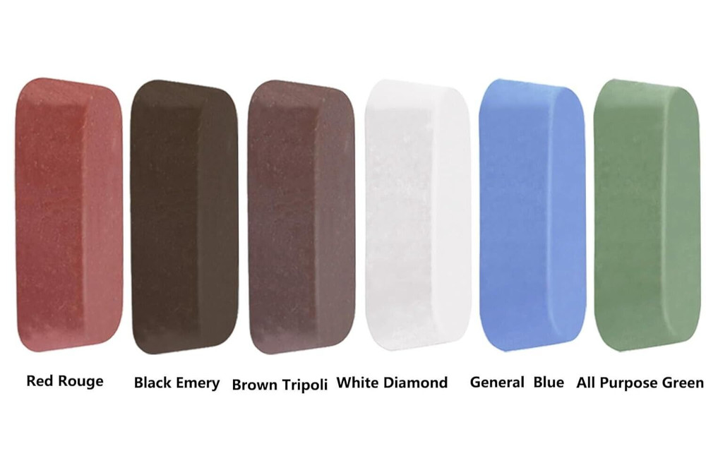 6 Pcs Metal Buffing Polishing Compound for Buffing Wheel Buffing Wheel Compound