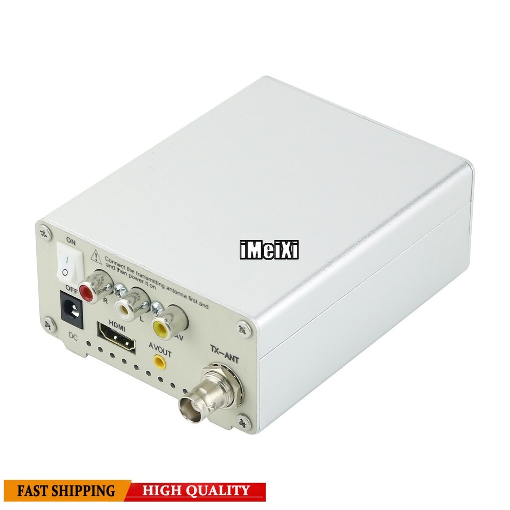 TV-TX200 VHF/UHF Analog TV Transmitter Support HD/AV Input Analog Signal