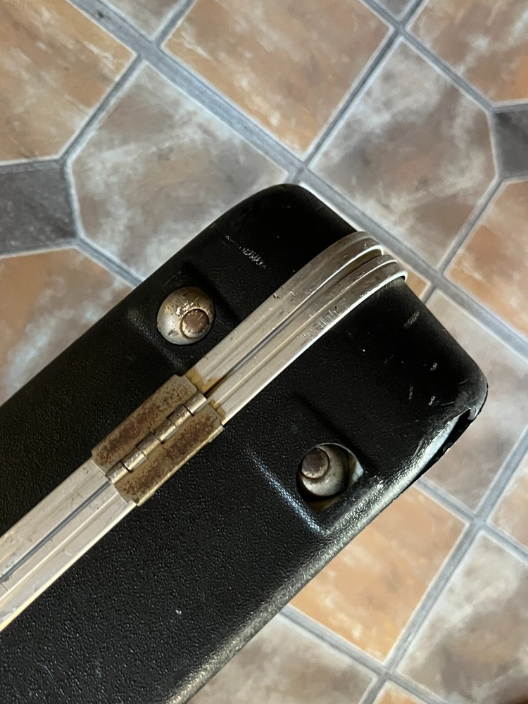 1980s Fender Bullet guitar case molded plastic hard