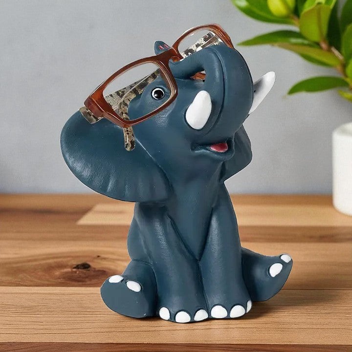 Happy Elephant Eyeglass Holder