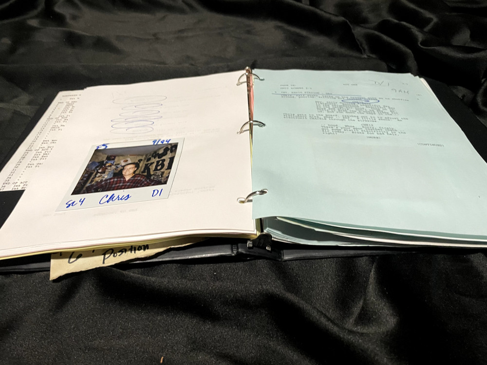 Northern Exposure Script with Cast Polaroids - Full Upright Position