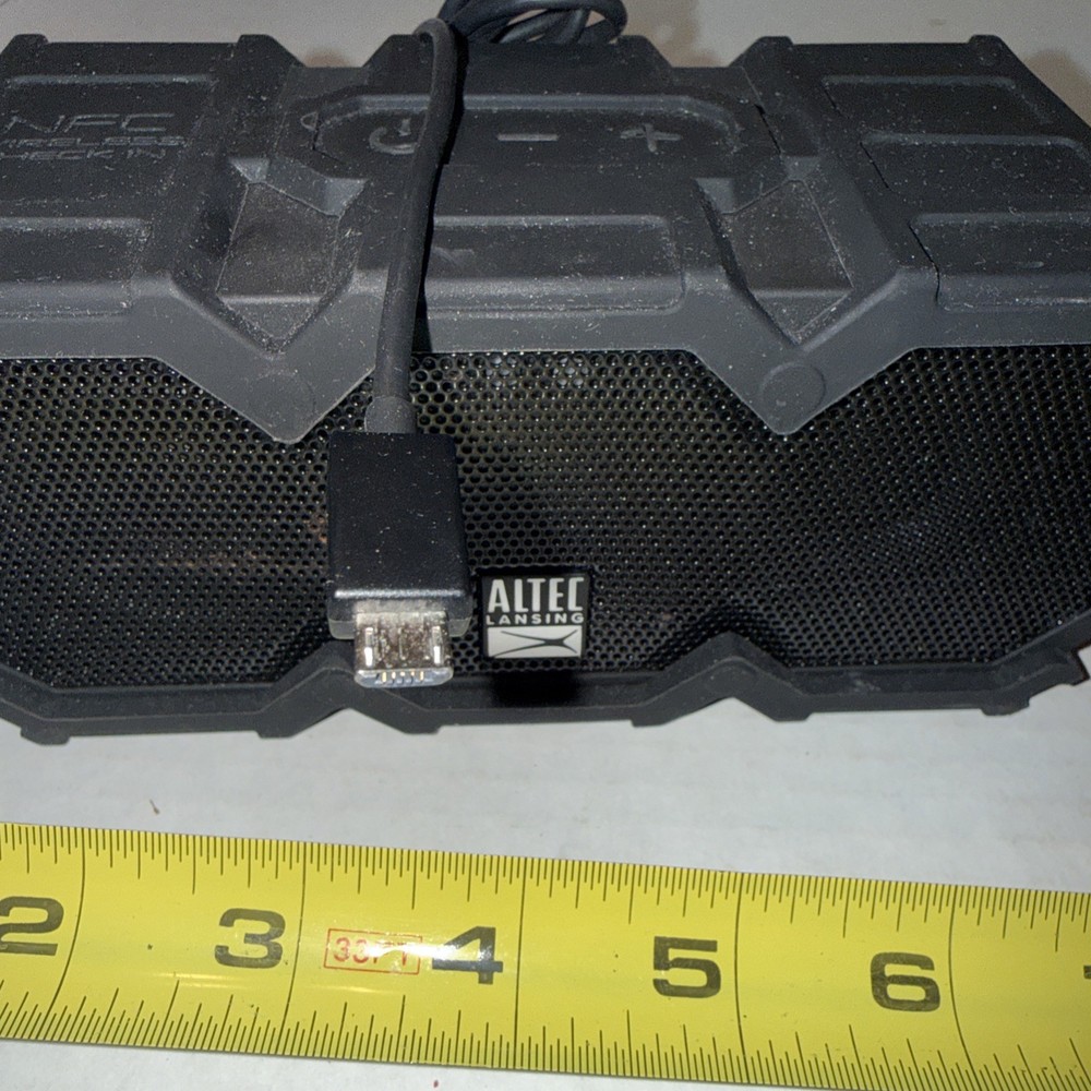 Altec Lansing Lifejacket 3 Rugged Wireless Bluetooth Speaker tested working !!