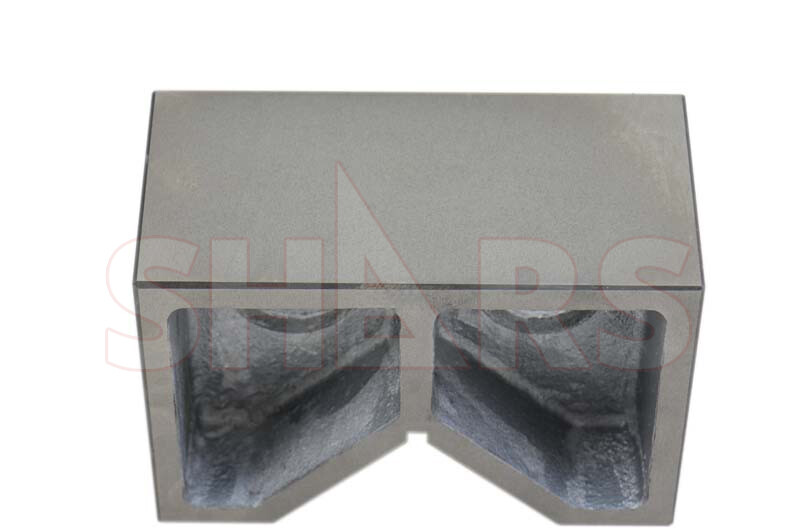 8" CAST IRON PAIR JUMBO V-BLOCKS V-BLOCK VBLOCKS GROUND R