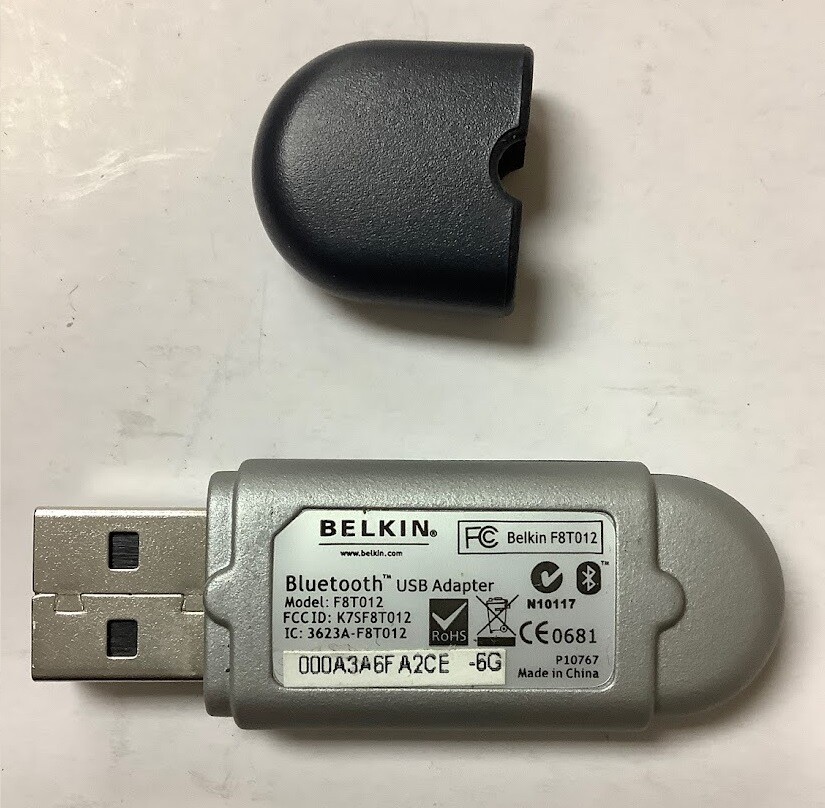 Belkin Wireless Bluetooth USB 2.0 Dongle Adapter F8T012