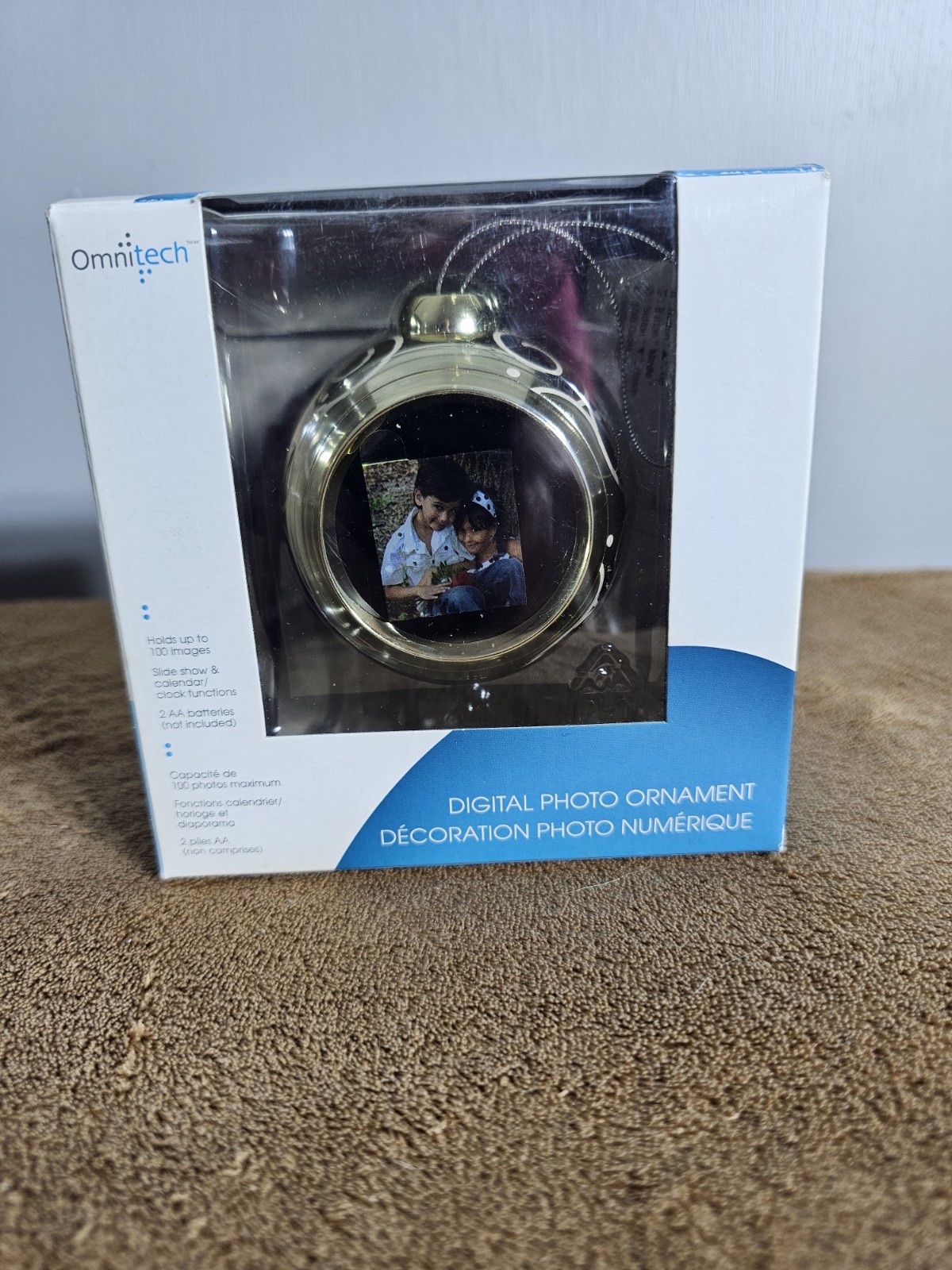 Omni Tech Digital Photo Ornament New