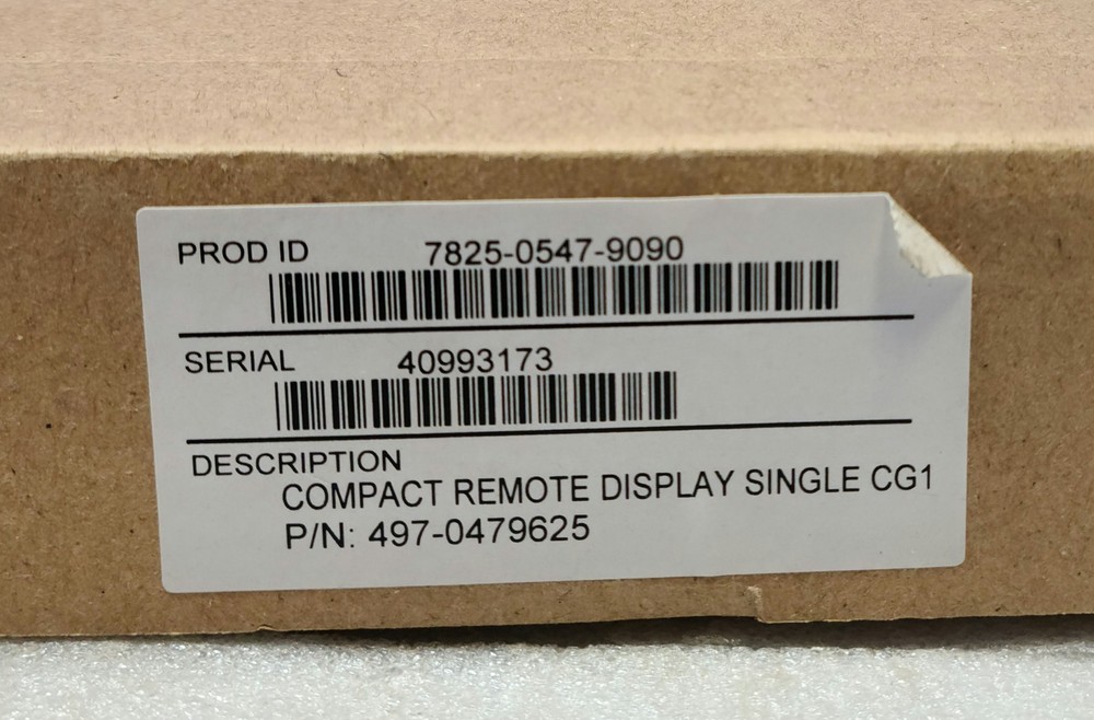 New (open box) NCR 7825 Compact Remote Terminal Display Single Screen