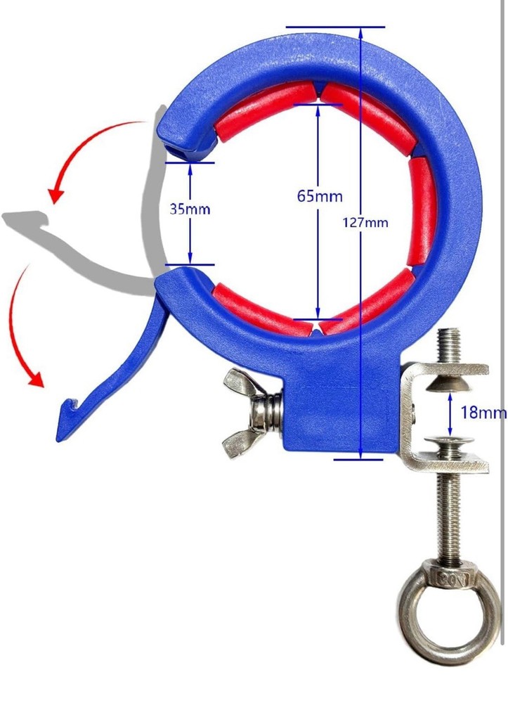 5pcs Upgraded Blue Cable Wire Threading Tool Cable Tray Roller Threading Wire...