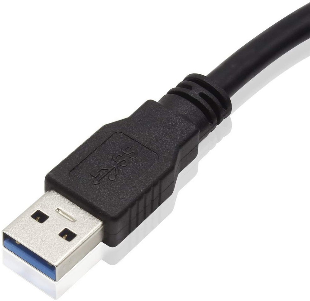 ITD ITANDA USB 3.0 Micro Cable, 3.3FT, Heavy 3.3 FT - A to B, Black