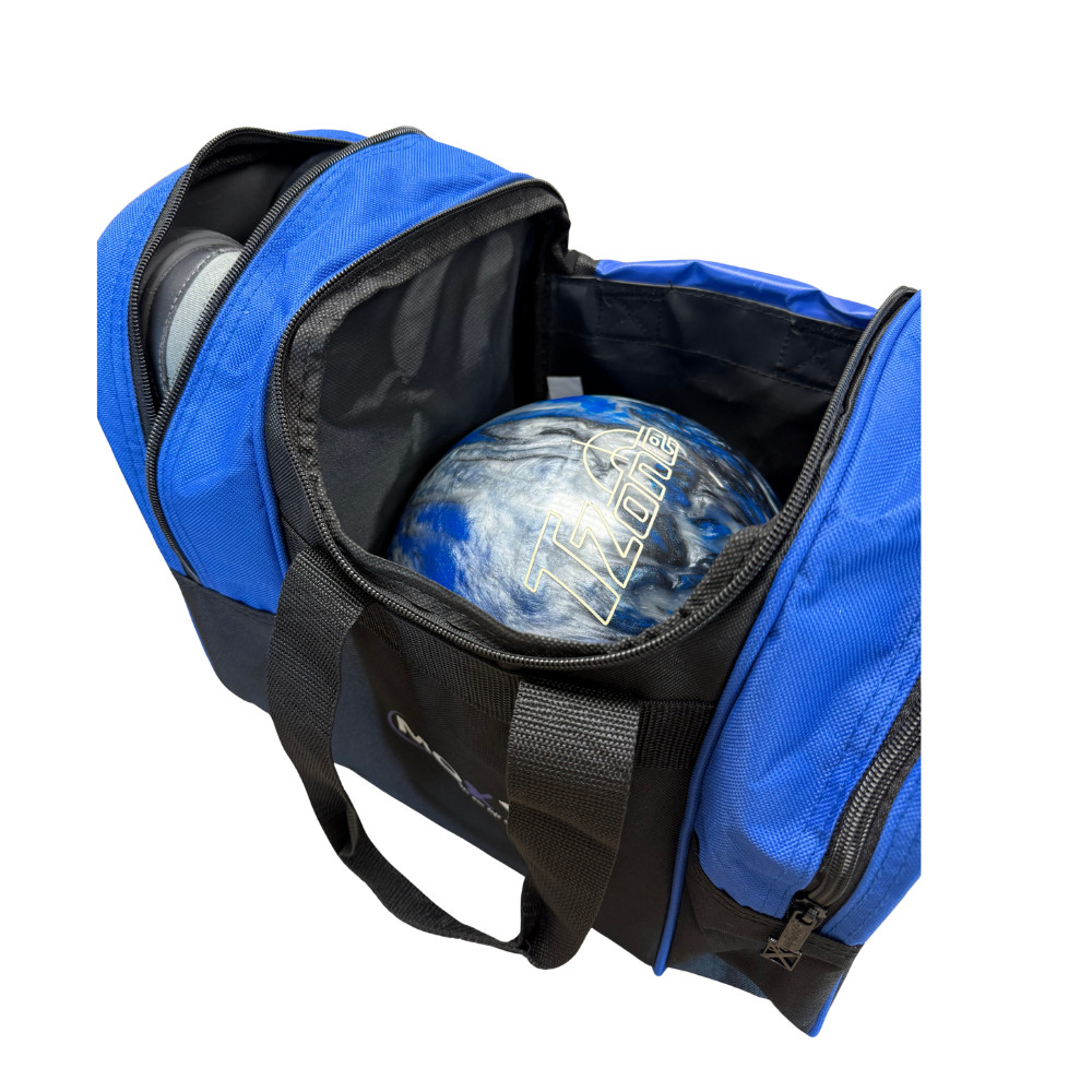 Moxy Strike Single Tote Bowling Bag- Royal/Black