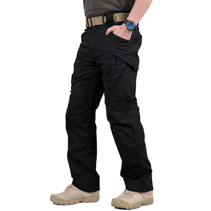US Men Tactical Cargo Pants Soldier Straight-fit Work Combat Trousers Outdoor AA