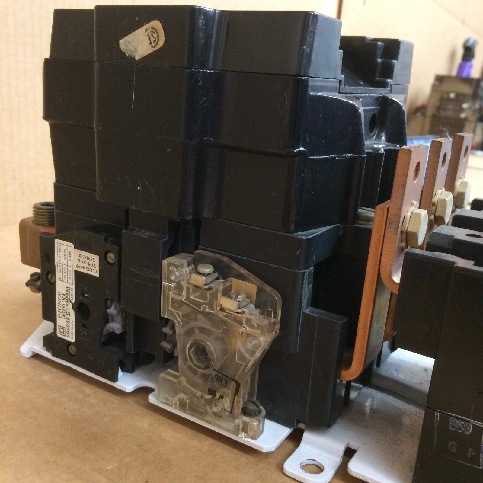 NICE TAKEOUT Square D 8536SF01S Nema Size 4 Motor Starter SER A SUPERB CONDITION