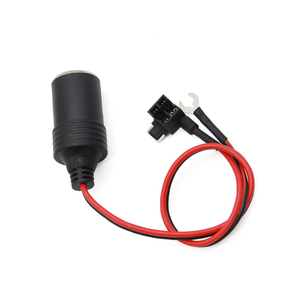 Cigarette Lighter Seat Power Connect Fuse Storage Battery Adapter Socket Plug-