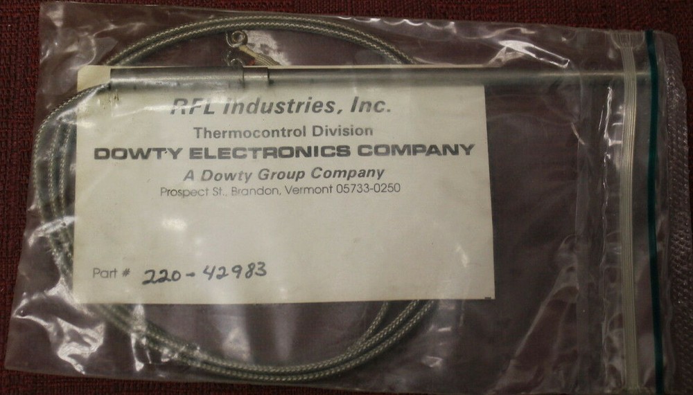 RFL industries  220-42983 Tempature probe Thermalcontrol New