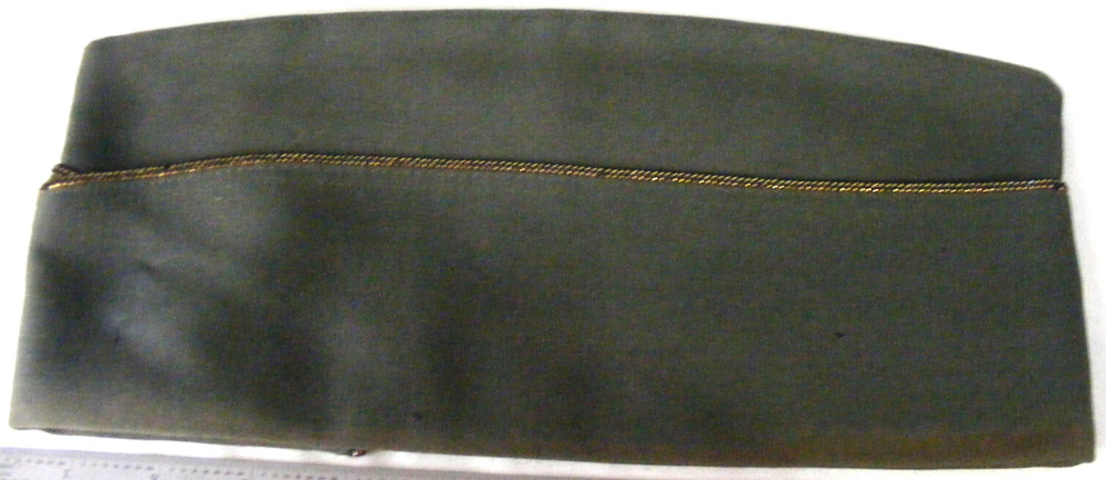 Vintage WW2 Wool Officer Corps Garrison Cap a