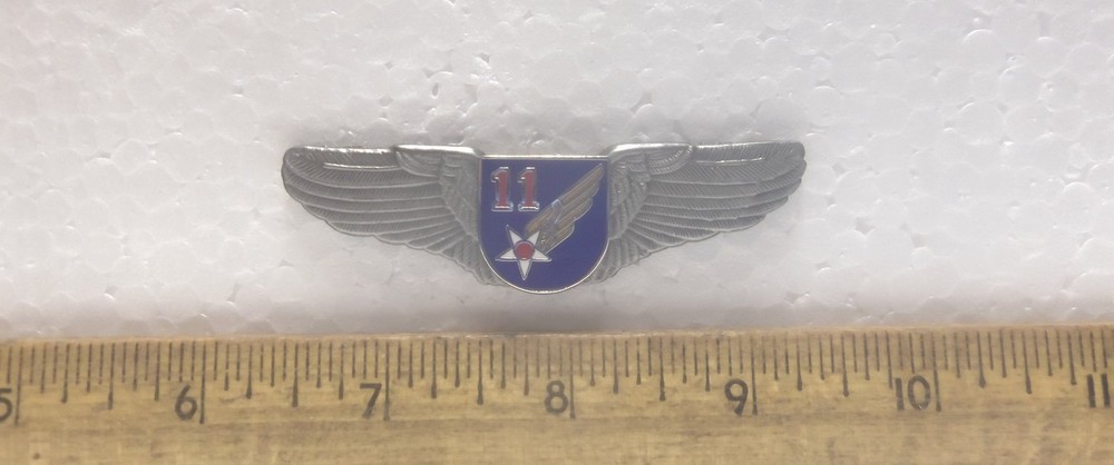 Large US Air Force - 11th Air Force Wings Pin