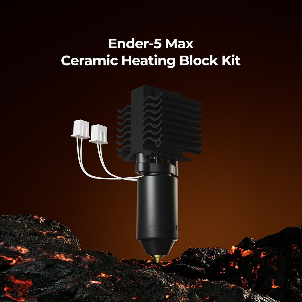 Creality Ceramic Heating Block Kit High Flow for Ender 5 max 3D Printing