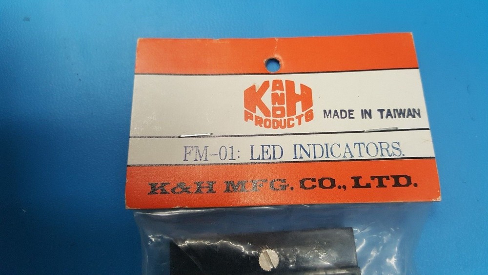 LED Indicators Panel Mount , K&H , FM-01, 5 VDC , 8 Led