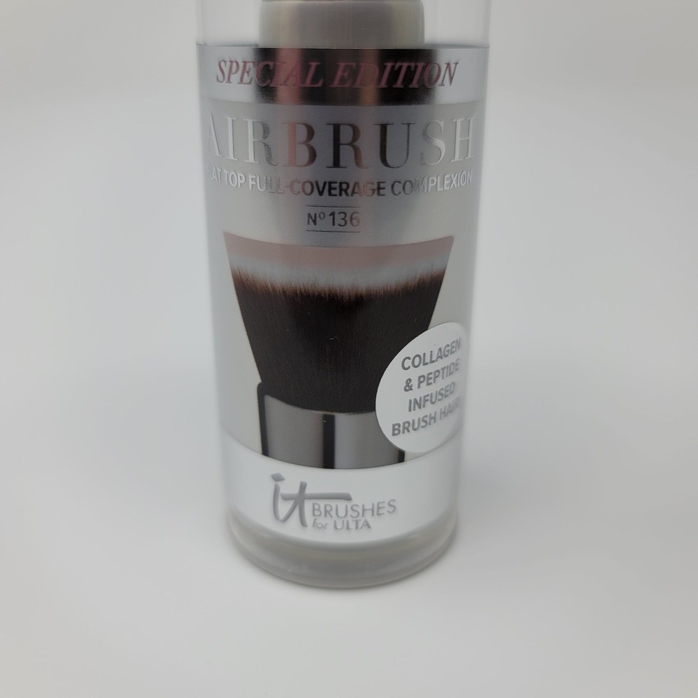 IT Cosmetics Special Edition Flat Top Full Coverage Complexion Brush No 136 New
