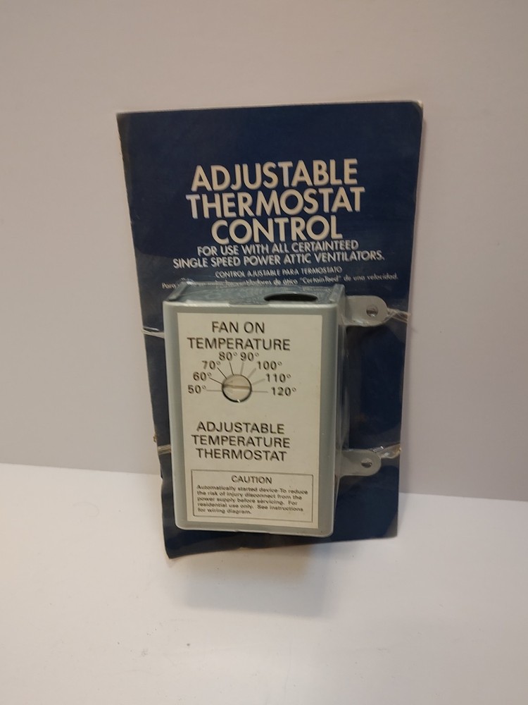 Certainteed Ventilation Adjustable Thermostat Control 12187