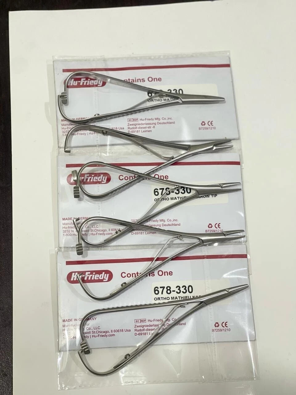 5 Pcs HU FRIEDY Mathieu Narrow Tip Orthodontic Plier | 678-330