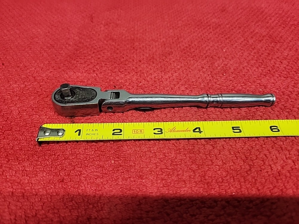 Snap-on Tools TX936 1/4" Drive Locking Flex Head Ratchet USA 🇺🇸
