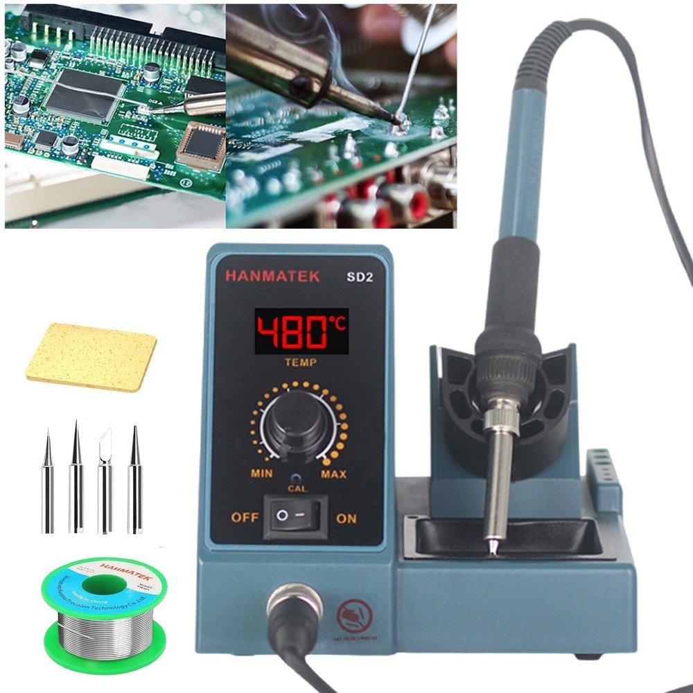 SOLDERING IRON STATION Adjustable Temperature Rapid Heating Bracket KitxR