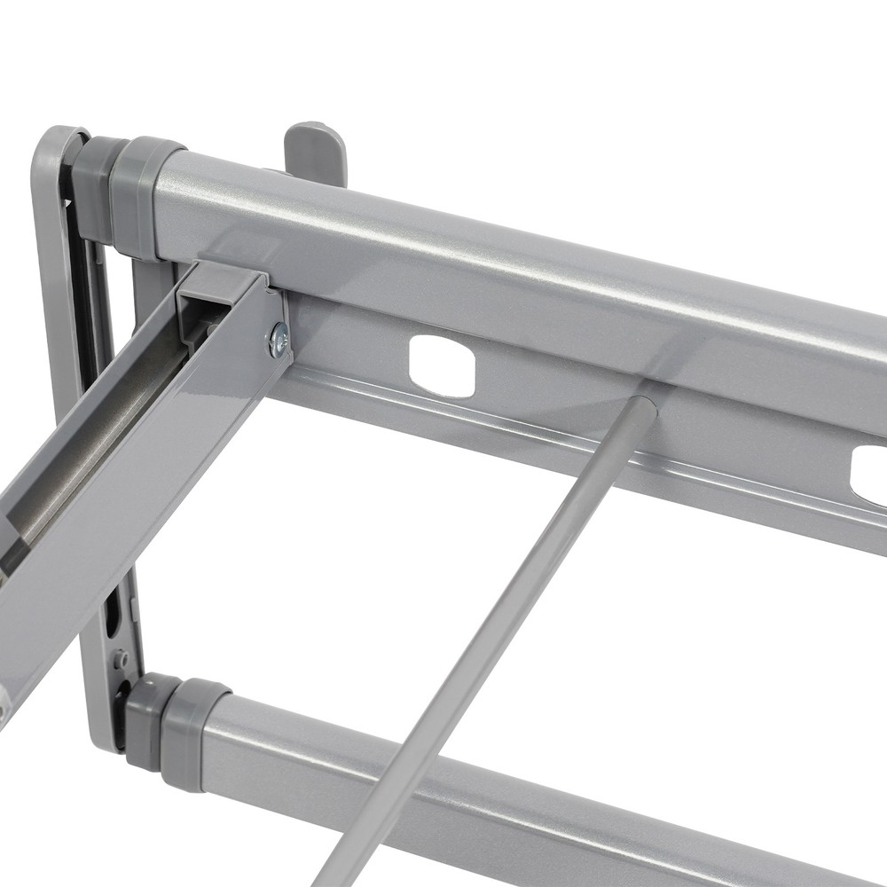 Ceiling-mounted Clothesline, Resealable Vertical Drying Rack W/ Led Light 8 Rods