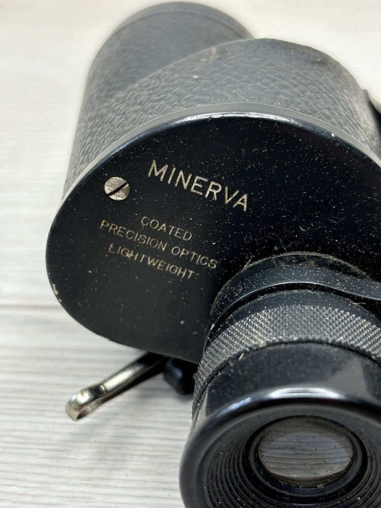 Minerva 6X30 Binoculars with Case Precision Optics Lightweight Vintage