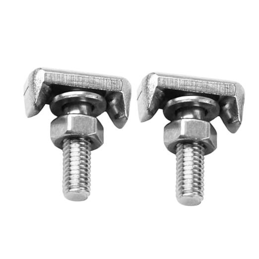 Car Battery Terminal Bolt, 2PCS Auto Cable Extender T-Bolt Nuts Replacement