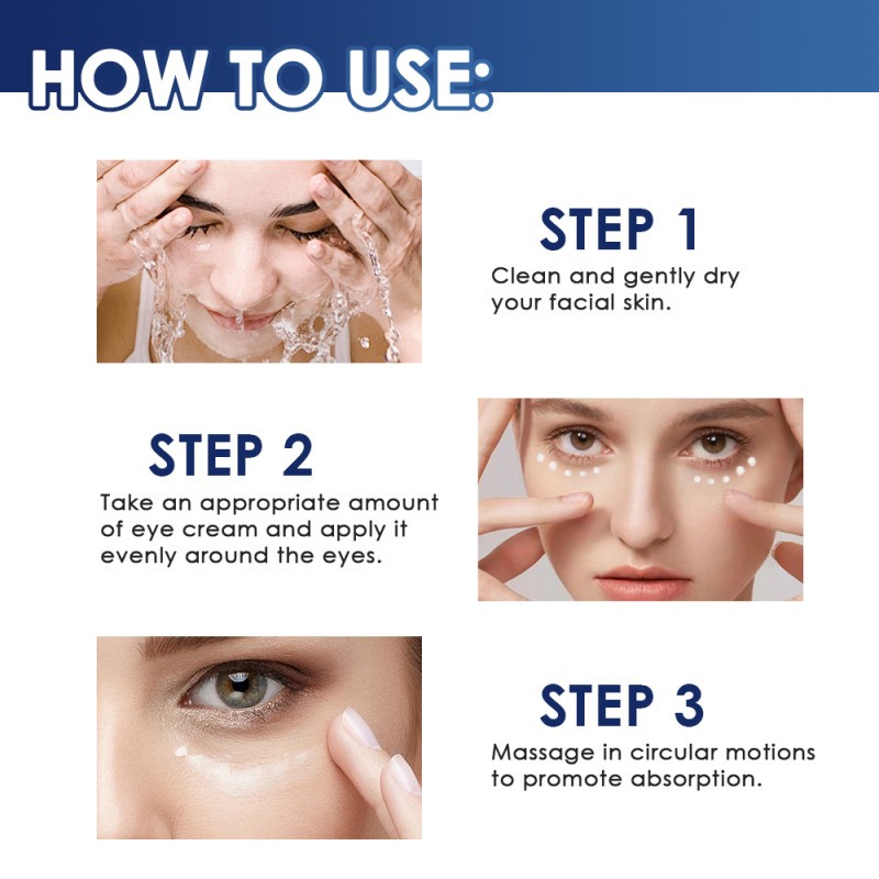 Under Eye Cream Remove Dark Circles Bags Face Lines Ageless Wrinkles Puffy Eye-